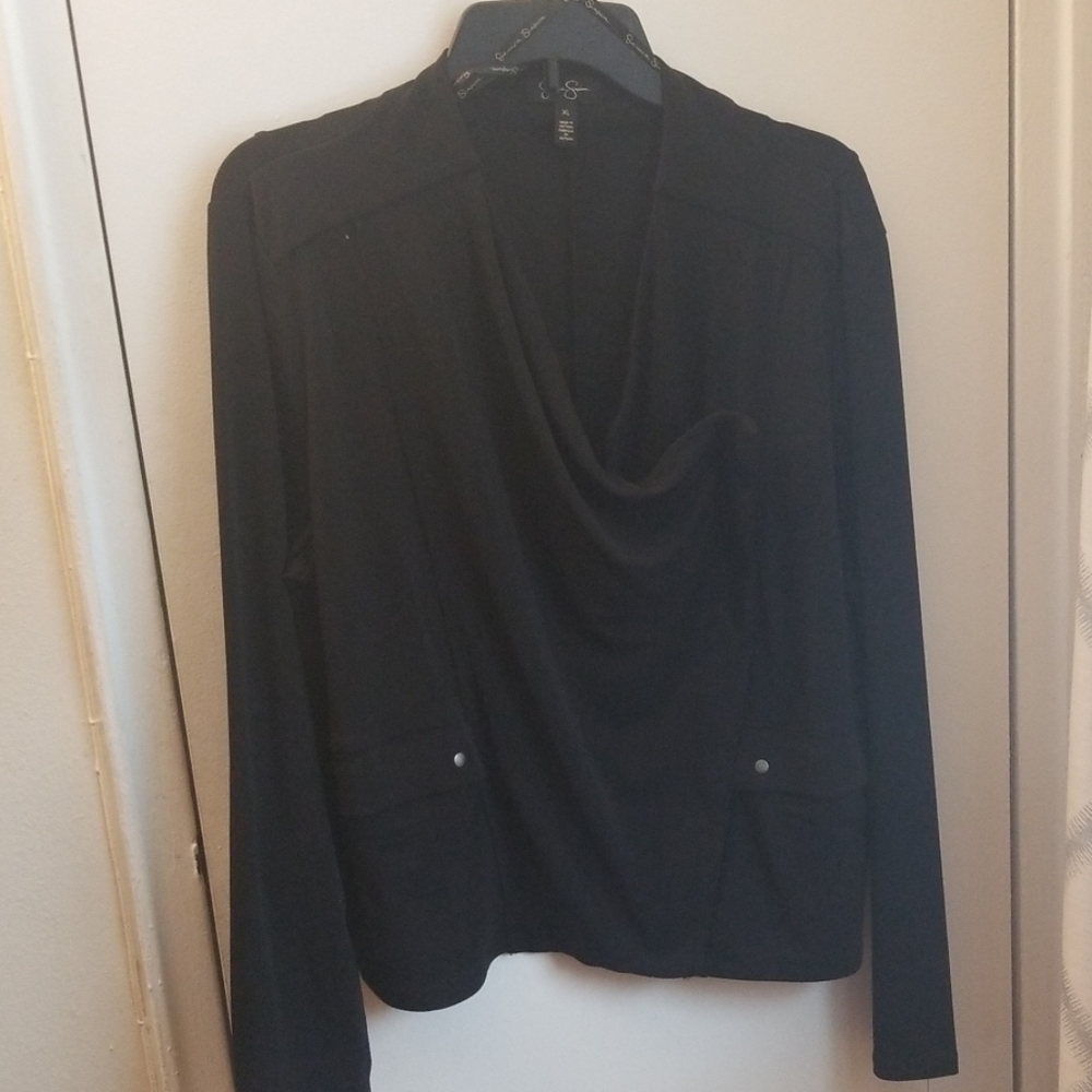 Drape Matte Jersey Moto Jacket